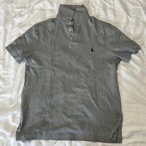 Mens Grey Polo